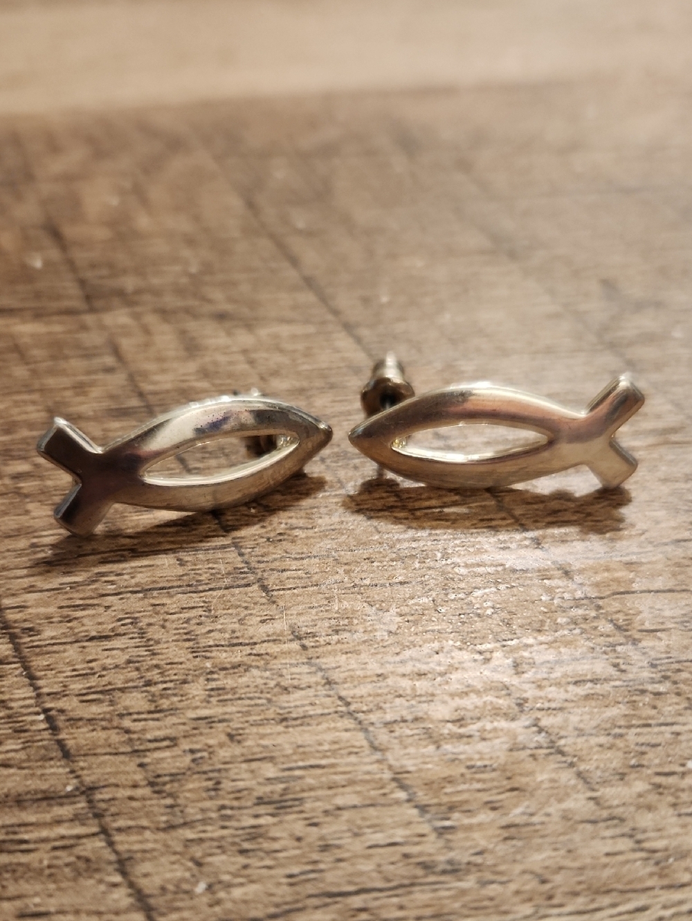 Marie Jennifer Christian Fish Earrings